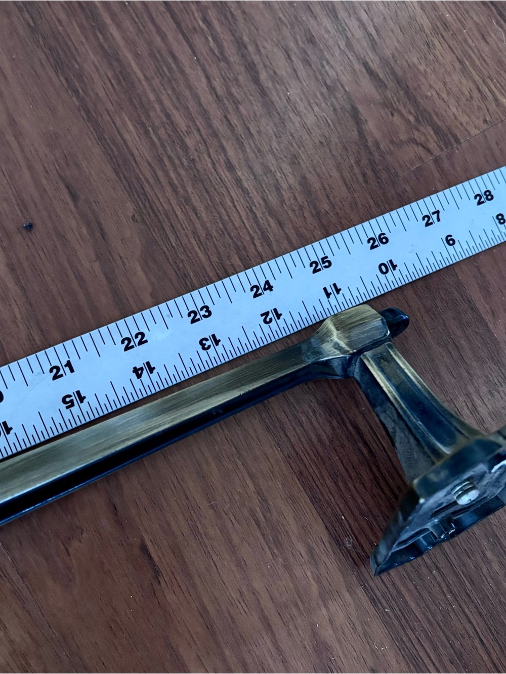 Amerock Carriage House Antiqued Brass Bathroom Towel Rack Bar MCM - Picture 12 of 12